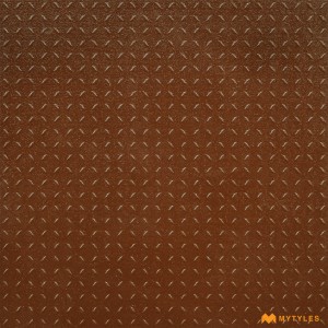 undefined-Vitrified Checkered Terracotta Plain Parking Tile Code29230 (300x300mm, Matt)