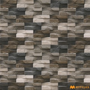 undefined-Porcelain Gray Elevation Wall Tile Code18527 (300x450mm, Matt)