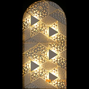 undefined-Mint 3D Crystal Prism Stone Wall Cladding Code33381 (2x4 Feet, Stone)- MYT314