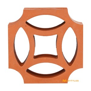 undefined-Terracotta Star Jali Code33312 (200x200mm, Matt)