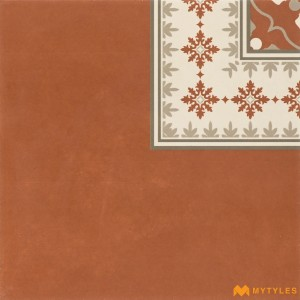 undefined-Ceramic Terracotta Carpet Corner Floor and Wall Tile Code36084A(300x300mm, Matt)