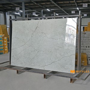 undefined-Vitrified Grey Slab Floor and Wall Tile Code22728 (1200x1800mm, Glossy)