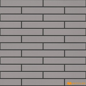 undefined-Ceramic Gray Brick Wall Tile Code35319 (300x600mm, Matt)
