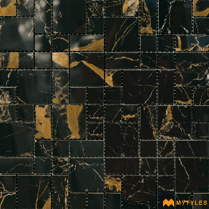 undefined-Vitrified Mosaic Tile Code21723 (300x300mm, Glossy)