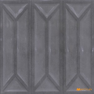 undefined-Ceramic Gray Subway Wall Tile Code32220 (300x300mm, Glossy)