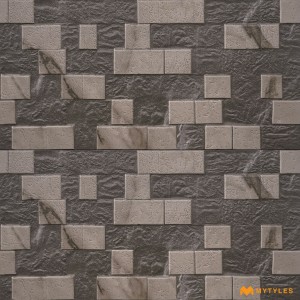 undefined-Ceramic Gray Elevation Wall Tile Code6820 (300x600mm, Matt)