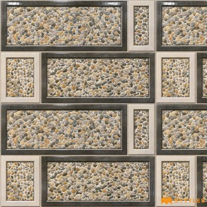 undefined-Ceramic Gray Elevation Wall Tile Code30248 (300x450mm, Glossy)