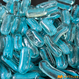 undefined-Pebble Stone Code-PEB-89-Blue (1Kg, Glossy)