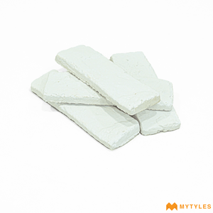 undefined-Natural Brick Cladding Code13227 (57x175mm, Clay, 84 Pcs)-White L00