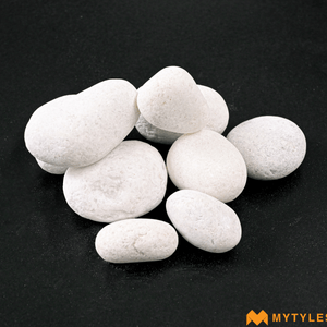 undefined-Pebble Stone Code-PEB-66-White (1Kg, Matt)