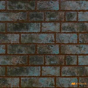 undefined-Ceramic Gray Brick Wall Tile Code31715 (300x600mm, Matt)