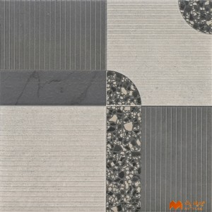 undefined-Vitrified Gray Digital Parking Floor and Wall Tile Code36615 (400x400mm, Matt)