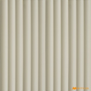 undefined-Cream Fluted Wall Tile Code28861 (75x300mm, Matt)