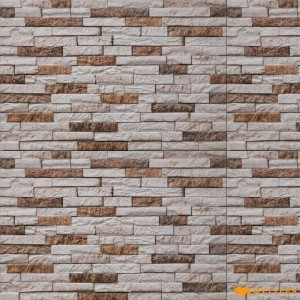 undefined-Ceramic Brown Elevation Wall Tile Code23274 (300x450mm, Matt)