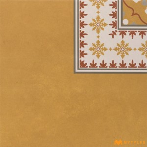 undefined-Ceramic Orange Carpet Corner Floor and Wall Tile Code36088A (300x300mm, Matt)