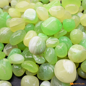 undefined-Pebble Stone Code-PEB-93-Green (1Kg, Glossy)