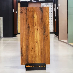 undefined-Vitrified Brown Wooden Floor and Wall Tile Code37486 (600x1200mm, Matt)