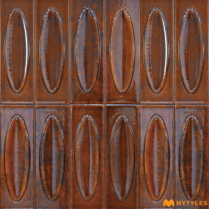 undefined-Imported Red Subway Wall Tile Code27706 (65x200mm, Glossy)