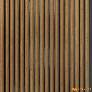undefined-Brown Louver Wall Panels Code34813 (6Inchx8Feet, Matt)
