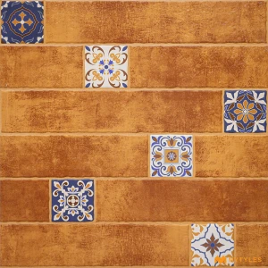 undefined-Brown Wooden Floor and Wall Tile Code37959 (600x600mm, Matt)