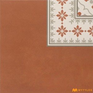 undefined-Ceramic Terracotta Carpet Corner Floor and Wall Tile Code36083A(300x300mm, Matt)