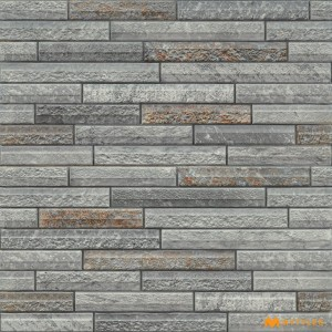 undefined-Ceramic Gray Elevation Wall Tile Code33376 (300x600mm, Matt)
