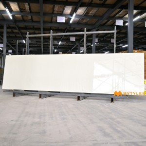 undefined-Vitrified White Slab Floor and Wall Tile Code25875 (790x3000x15mm, Glossy)