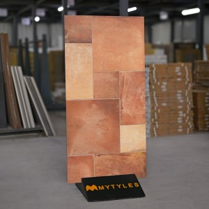 undefined-Vitrified Red Floor and Wall Tile Code34254 (600x1200mm, Matt)