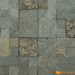 undefined-Natural Stone Wall Cladding Code18138 (290x290mm, Stone)