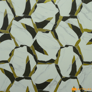 undefined-Imported Moroccan Tile Code18707 (600x600mm, Metallic)