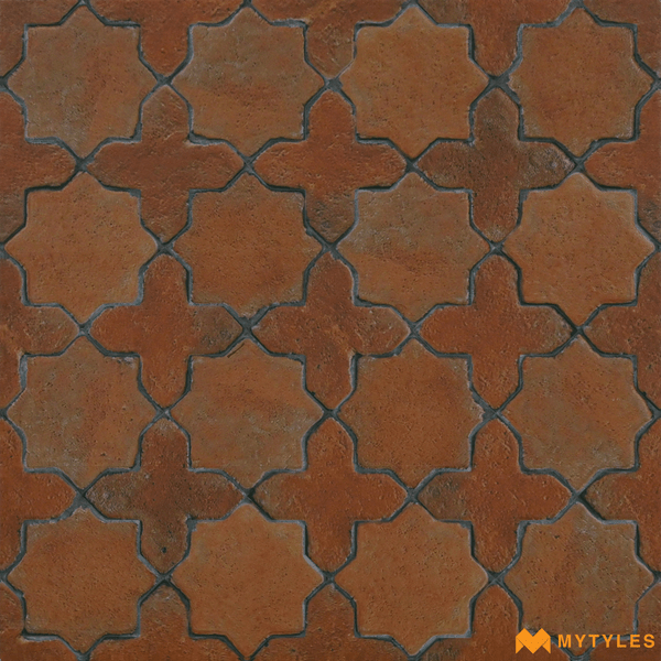 Digital Parking Tile-Vitrified Digital Parking Tile Code23926 (400x400mm, Matt)