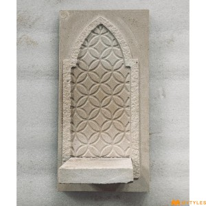 undefined-Mint Stone Lamp Arch Decor Code29546Lamp (6x12 Inch, Stone)