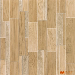 undefined-Vitrified Brown Wooden Floor and Wall Tile Code36786 (600x600mm, Carving Matt)