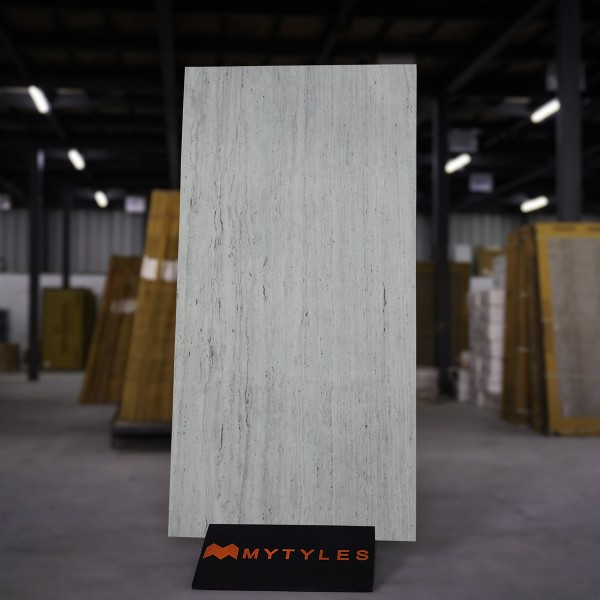 Glazed Vitrified-Vitrified Gray Floor and Wall Tile Code30145 (600x1200mm, Matt)