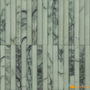 undefined-Grey Marble Fluted Wall Tile Code25609 (300x300mm, Matt)