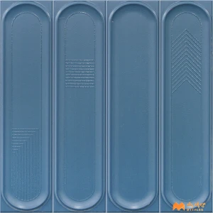 undefined-Ceramic Blue Geometric Wall Tile Code37379 (300x300mm, Matt)