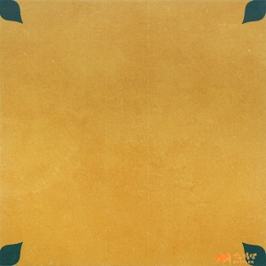 undefined-Ceramic Yellow Moroccan Floor and Wall Tile Code37343 (300x300mm, Matt)