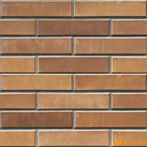 undefined-Vitrified Brown Elevation Wall Tile Code34374 (300x600mm, Matt)