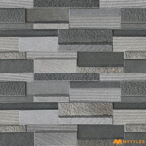 undefined-Vitrified Gray Elevation Wall Tile Code34369 (300x600mm, Matt)