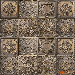 undefined-Ceramic Brown Elevation Wall Tile Code37668 (300x450mm, Sugar)