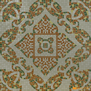 undefined-Vitrified Moroccan Tile Code20725 (600x600mm, Matt)-Mosaic design