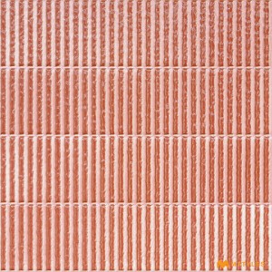 undefined-Ceramic Red Textured Wall Tile Code31392 (300x300mm, Glossy)