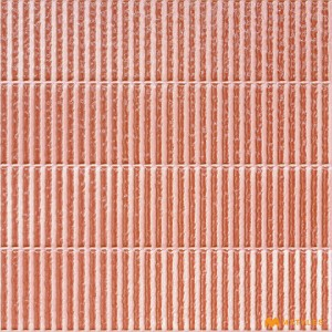 undefined-Ceramic Red Textured Wall Tile Code31392 (300x300mm, Glossy)
