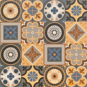 undefined-Porcelain Moroccan Tile Code11012 (600x600mm, Matt)