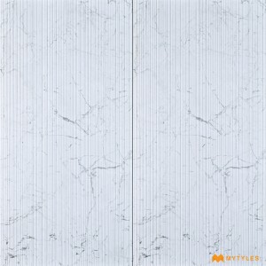 undefined-Vitrified White Floor and Wall Tile Code28104 (600x1200mm, Matt)
