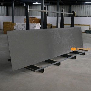 undefined-Vitrified Black Slab Floor and Wall Tile Code22049 (790x3000mm, Matt)