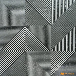 undefined-Vitrified Grey Moroccan Floor and Wall Tile Code28010 (300x300mm, Matt)