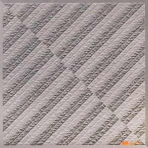 undefined-Vitrified Gray Digital Parking Floor and Wall Tile Code36806HL (400x400mm, Matt)