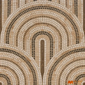 undefined-Vitrified Brown Digital Parking Floor and Wall Tile Code36639 (400x400mm, Matt)