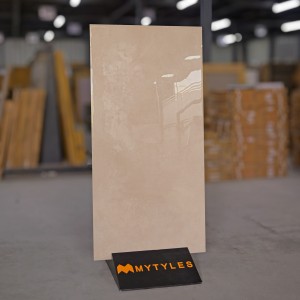 undefined-Vitrified Pink Floor and Wall Tile Code21406 (600x1200mm, Glossy)